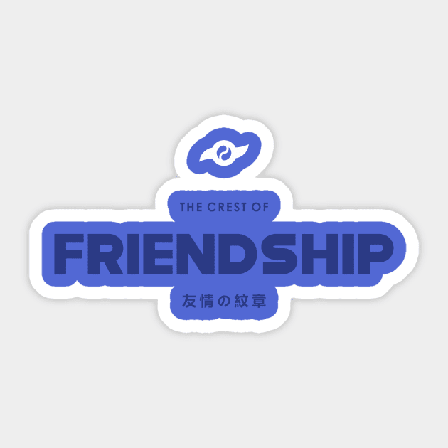 Digimon The Crest of Friendship Sticker by Artmateur Official